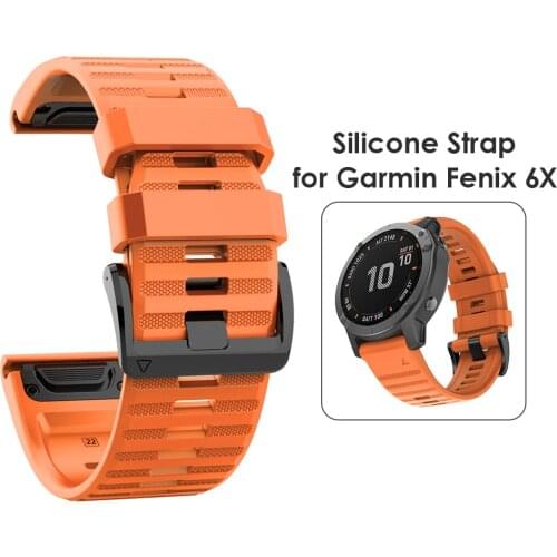 Replacement for QuickFit Band Garmin Fenix 6 6X 6S Pro/5S 5X 5 Plus 3HR Silicone Strap Forerunner 945 935 Watchband 20 22 26mm