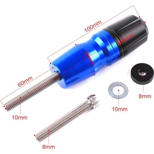 Exhaust Crash Sliders Fall Protector For Yamaha TMAX530 500 /Xmax 125 300 400 /NVX Aerox Nmax 155 /Z750 Z900 Z800 ZX10R YZF R6