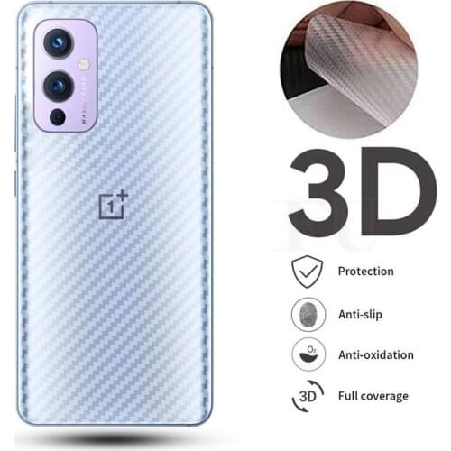 10Pcs Back Carbon Fiber Screen Protector For OnePlus 8T 8 9 Pro 7T 6T 9R Full Cover Protective Matte Film OnePlus Nord N100 N10