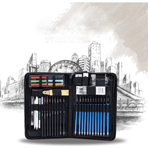 48pcs Drawing Painting Sketch Kit Set with Pencils Erasers Sharpener A5 Sketch Books for Artist Beginner Student Kids Adults