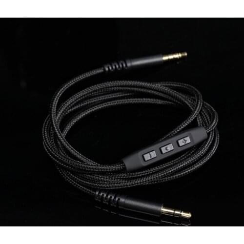 AUX Cable Audio 3.5mm To 3.5 Mm Male To Male Stereo Cable for V-MODA Headphone with Mic for IPhone Car Beats Speaker