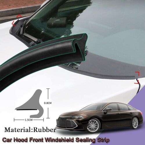 Car Seal Strip Windshied Spoiler Filler Protect Edge Weatherstrip Strips Sticker Auto Accessories For Toyota Avalon 2013-2020