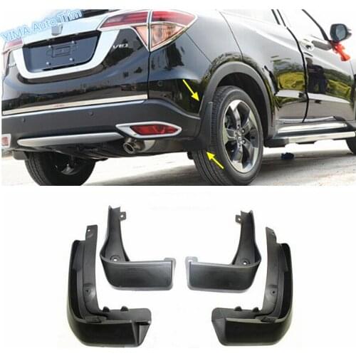 Lapetus Auto Styling Mudguards Mud Splash Flaps Muds Fendercar Protector Cover Kit Fit For Honda Vezel HR-V 2014 2015 2016 2017