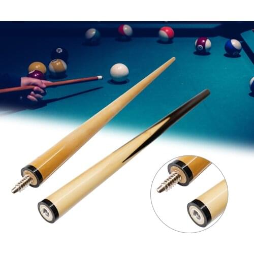 Camping 2-Piece Wooden Pool Cue Stick 48In Junior Kid Billiard Shaft Entertainment Snooker Billiard Tool Pool Cue Stick