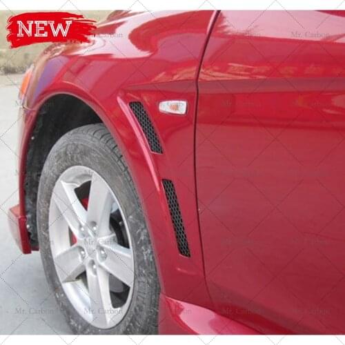 FOR MITSUBISHI LANCER EVOLUTION 2013 GSR STYLE FENDER FRONT TRIM BODY KIT TUNING PART FOR EVO X FRP FRONT FENDER RACING