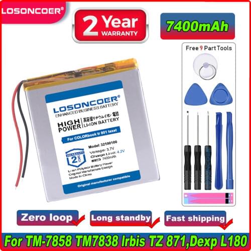 7000mAh 30100100 Battery for Tablet Pc Texet TM-7858 Lrbis TZ 82 7 Inch 8 Inch 9inch Batteries for COLORbook Tr 801 Texet