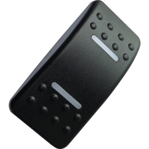 10 x White - Backlit- Dash Bar Switch Caps - Led Car Boat Truck Rv Rocker Push Switch Cover Replacing + 132 Night Glow Stickers