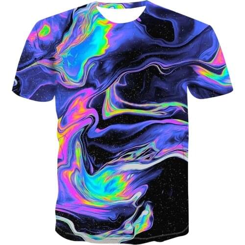 2020 new fashion mens color pattern short sleeve mens 3D T-shirt printing casual top star figure fashion short sleeve T-shirt