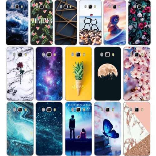 N Phone Case For Samsung Galaxy J5 2016 J510F Soft Silicone TPU Cartoon Protector Cover Cases For Samsung J5 2016 J510 Bumper