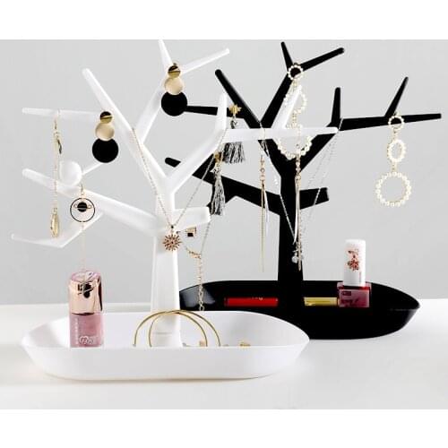 New Style Little Deer Earrings Necklace Ring Pendant Bracelet Jewelry Display Stand Tray Tree Storage Racks Organizer Holder
