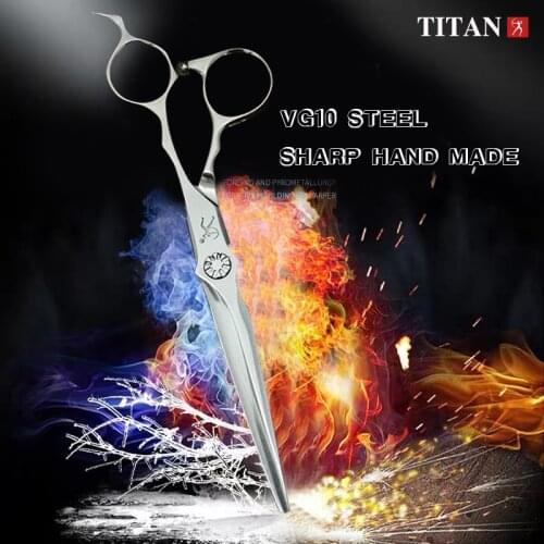 Titan shears barber professional hairdressing VG10 steel hair cutting thinning scissors