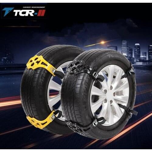 Spikes for tire plastic snow chains Snow Chains For Car Wheels Winter Mud Tires Protection Chain Automobiles Roadway Safety