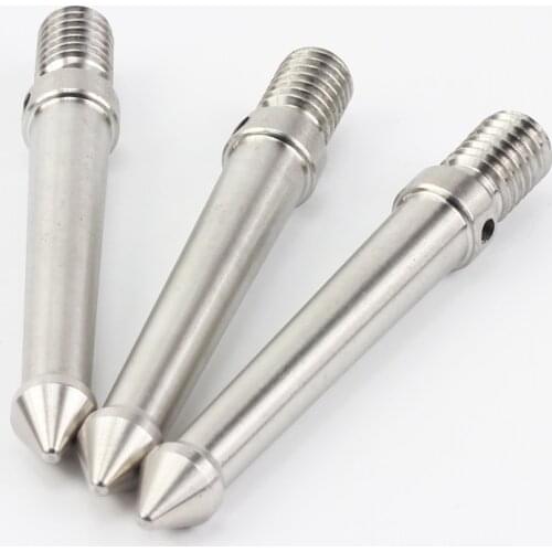 Stainless Steel 3/8" Tripod Monopod Spike Feet Toe fr Gitzo Benro Camera Support Dolly Slider HDV Camcorder