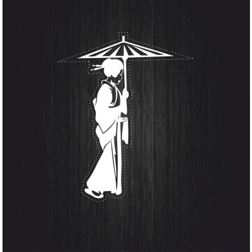 Sticker decals auto moto motorcycle tuning geisha japanese asia japan woman
