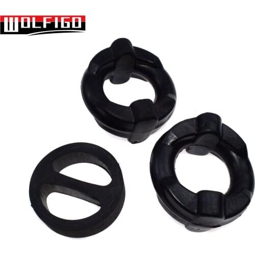 WOLFIGO New For E30 325i E34 Rear & Front Exhaust Hanger Bracket Mounting Support 18211712838,18214490159