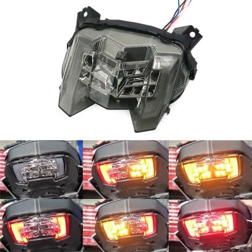 For Yamaha MT-09 FZ-09 2017 2018 2019 Motorcycle LED Tail Light Stop Brake Rear Warning Turn Signal Indicator Lamp FZ09 MT09