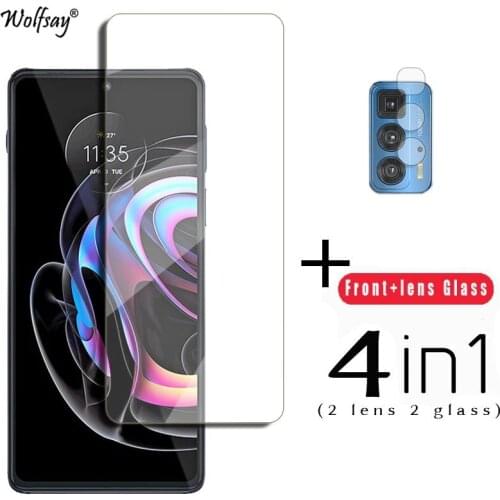 9H Screen Protector For Motorola Edge 20 Pro Glass For Motorola Edge 20 Lite Tempered Glass Full Glue Protective Camera Film