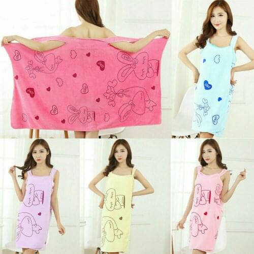 Women Quick Dry Magic Bathing Towel Spa Bathrobes Wash Clothing Sexy Wearable Microfiber Beach Towels Bathrooms Towel
