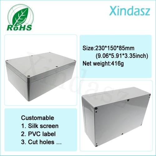 230*150*85mm plastic project box enclosure outdoor waterproof junction box enclosures
