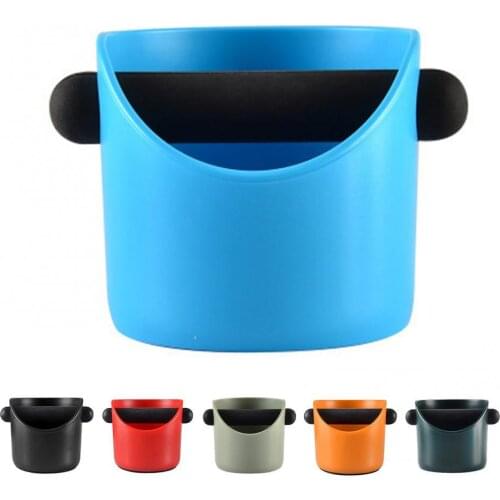 ABS Shock-absorbent Espresso Knock Box Anti slip Coffee Grind Dump Bin Waste Bin with Detachable Knock Bar for Barista