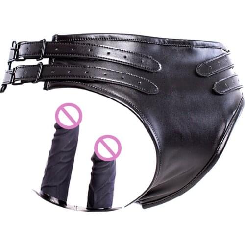 Buttplug Ass Butt Plugs Anal Pu Leather Chastity Belt Underwear Dildo For Men Man Lingerie Sexy Sex Toys No Vibrator