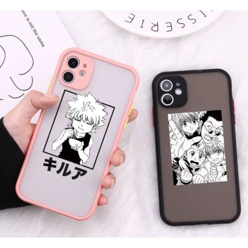 ZUIDID Soft Bumper Anime Phone Cases for IPhone 12 11 Pro Max X XS XR 6 7 8 7Plus 8Plus SE Hunter X Hunter Killua Zoldyck Cover