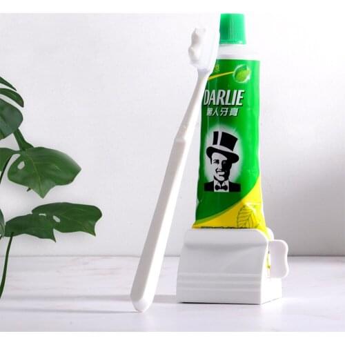 Manual Toothpaste Dispenser Simple Home Bathroom Accessories Toothpaste Holder Creative Tube Tooth Paste Squeezer