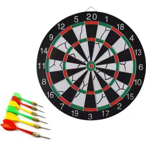 12/15/17 Inch Double Side Dartboard Flocking Practice Dart Target board double thickening for Wholesale Indoor Game