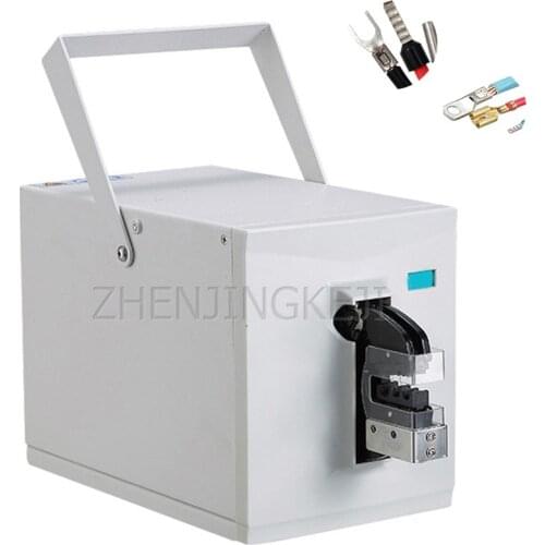 Electric Terminal Crimping Machine Equipment Small Portable Desktop Wire Cold Press Pliers Automatic Crimping Tools 220V/110V