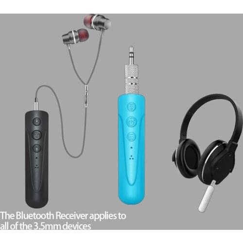 Bluetooth-compatible Wireless For Car Music Audio Receiver Adapter Aux For Headphone Reciever Jack