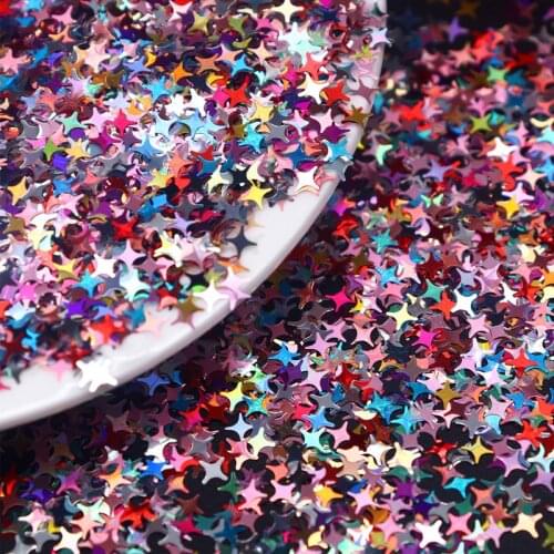 Holographics Laser Star Nail Starry Sequins for Nails Colorful Flakes Paillette Tool Nail Art Decorations DIY Design Supplies
