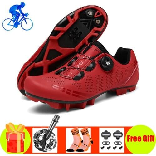 Cycling Shoes Men Outdoor Sports Sapatilha Ciclismo Self-locking Mountain Bike Sneakers Racing Women Bicycle Shoe Flat Mtb Shoes
