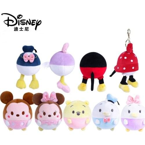Disney Plush Doll Key Pendant Cartoon Mickey Minnie Mouse Doll Creative Design Hot Sale Childrens Cute Pendant Baby Gifts