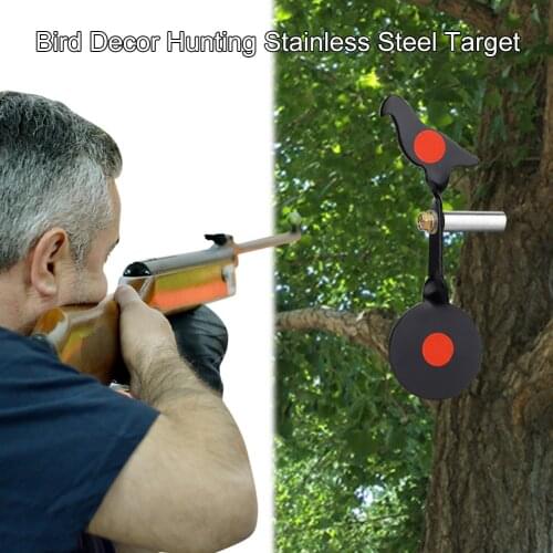 Target Bullseye 1PC Embed Accessories Bird Shaped Exercise Outdoor Plinking Bullseye Supplies Shooting Target Plates