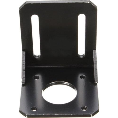 Alloy Steel Mounting bracket for 42mm NEMA 17 stepper motor with Screws Black