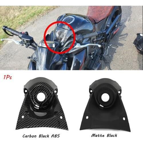 Carbon Black ABS Ignition Door Lock Key Cover Injection Fairing Fit for Kawasaki Z900 2017 2018 2019 Motorcycle Accessories