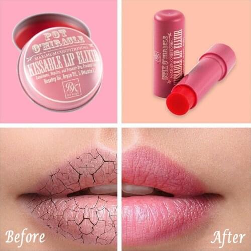 Ruby Kisses Lasting Nourishing Lip Balm Moisturizing Reduces Fine Lines Relieves Dryness Repairs Damaged Lip Care 0.33oz 10 g