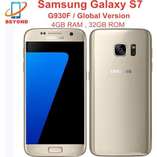 Samsung Galaxy S7 G930F Global Version 4G LTE Octa Core 5.1" 4GB RAM 32GB ROM Exynos NFC Fingerprint Original Cell Phone