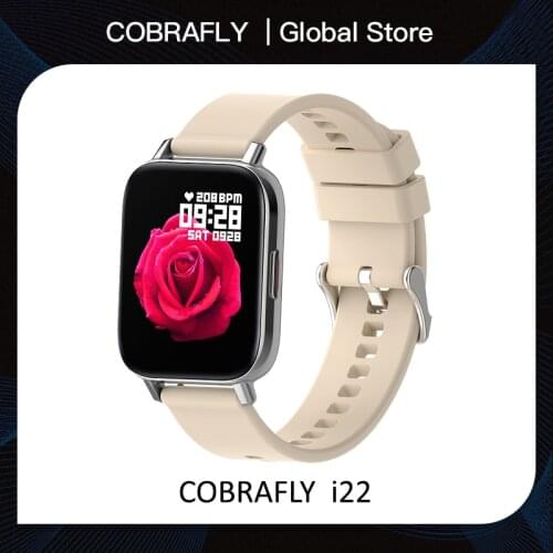 COBRAFLY I22 Smart Watch 1.69 inch Square Screen BT Call IP67 Waterproof Heart Rate Fitness Tracker Blood Pressure Monitor