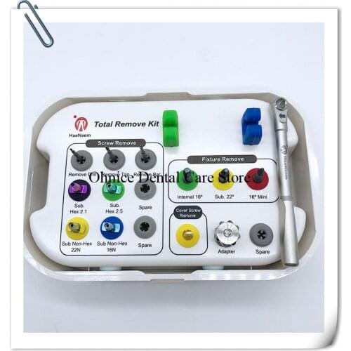 Dental fixtures and abutment Total Removal Kit Dental Implant Surgery Instrument
