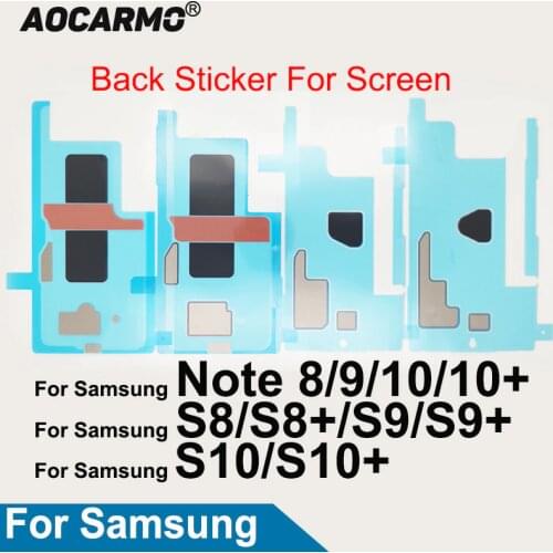 Aocarmo For Samsung Note 8 9 10+ 10 Plus Adhesive Waterproof Sticker Glue For Screen For Samsung Galaxy S8 S9 S10 Plus S8