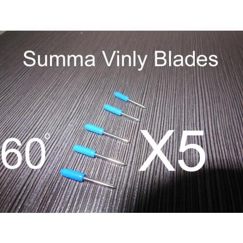 Vilaxh 5 pcs 60 Degree For Summa D Cutting Blade Vinyl Cutter Plotter Blades Knife