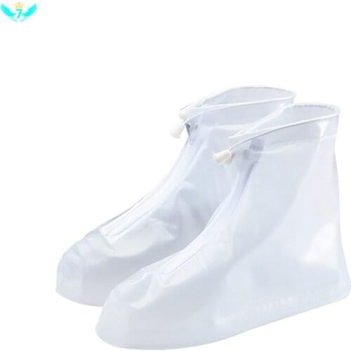 Men Women Waterproof Outdoor Protectors Non Slip Shoe Cover Travel Accessories Thickening Elastic Foot Wear Rain Boots Reusable