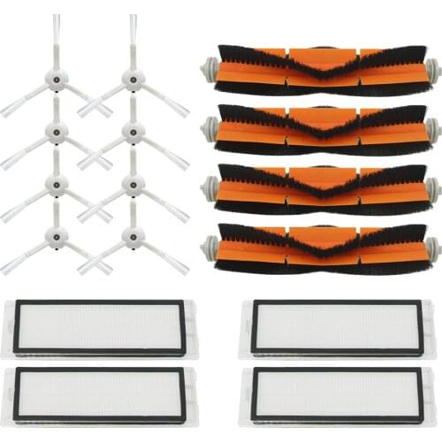HEPA Filter + Side Brush + Main Brush for Xiaomi MI Robot Vacuum 2 Roborock S50 S51 Vacuum Cleaner Parts Accessories