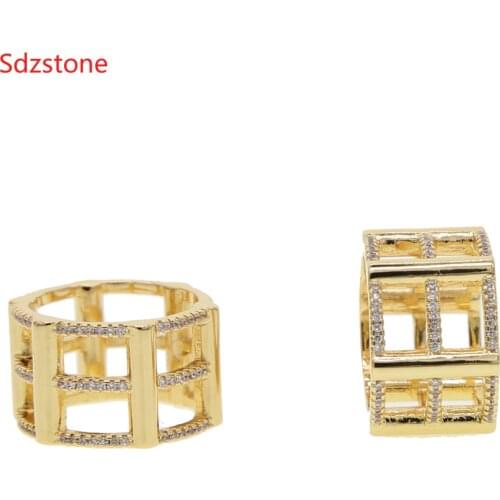 Thin Baguette T Ring Engagement clear crystal Trapezoid Stone Rings For Women Fashion Finger Accessories Anel Wedding Band