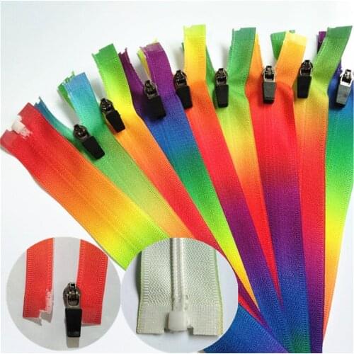 30 cm (12 inches) 10pcs 3# color nylon opening zippers, suitable for clothing and household textiles