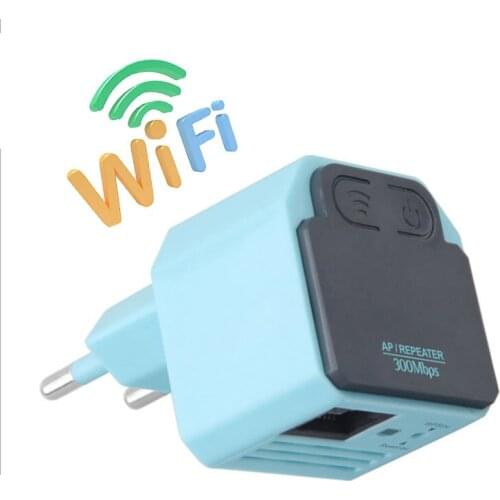 300Mbps Mini Wireless Repeater 2.4G Router Wifi Signal Amplifier Booster Wireless AP Range Extend Wifi Coverage for Home/Hotel