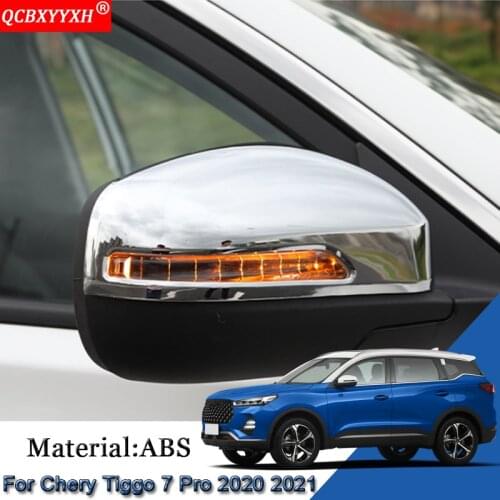 Car Styling ABS Car External Rearview Mirror Cover Sequins Auto Stickers Automobiles Accessories For Chery Tiggo 7 Pro 2020 2021