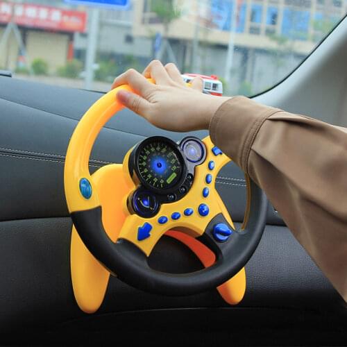Childrens simulation toy Musical Instruments For Kids Baby Steering Wheel Handbell Developing Educational Toy For Children Gift