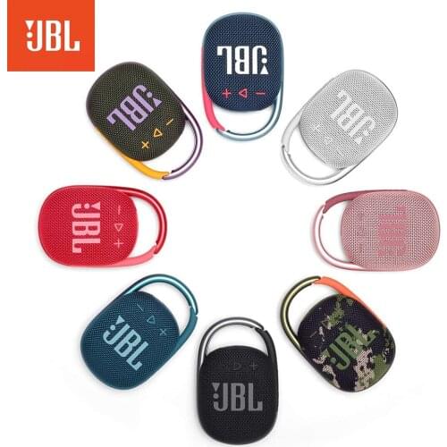 JBL Bluetooth 5.1 Subwoofer Portable Speaker CLIP 4 Waterproof Speaker Outdoor Hanging Buckle Speaker CLIP 3 Upgraded Version
